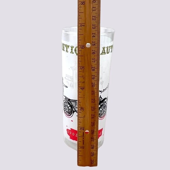 Vintage Antique Auto Themed Drinking Glasses by Anchor Hocking Set Of 5 EUC - Picture 10 of 11